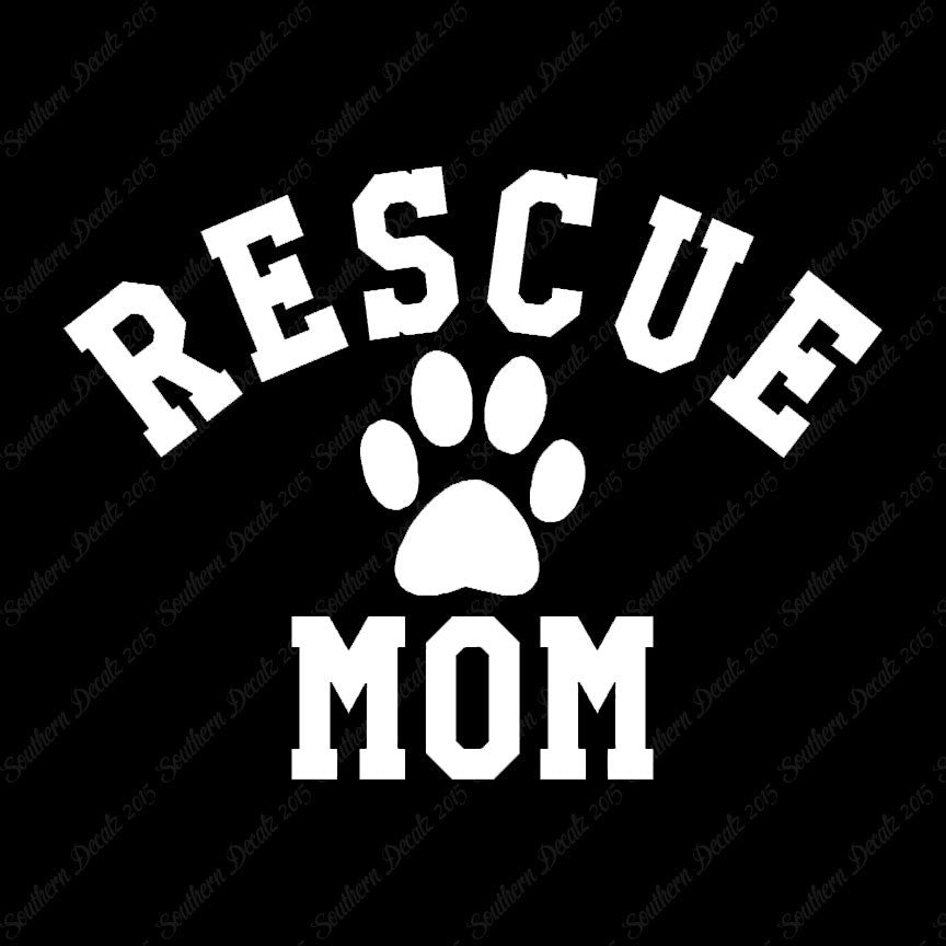 Rescue Mom Paw Print