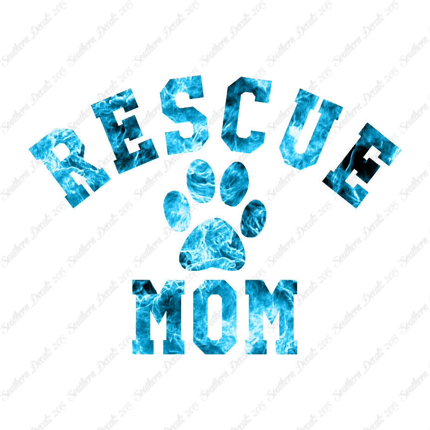 Rescue Mom Paw Print