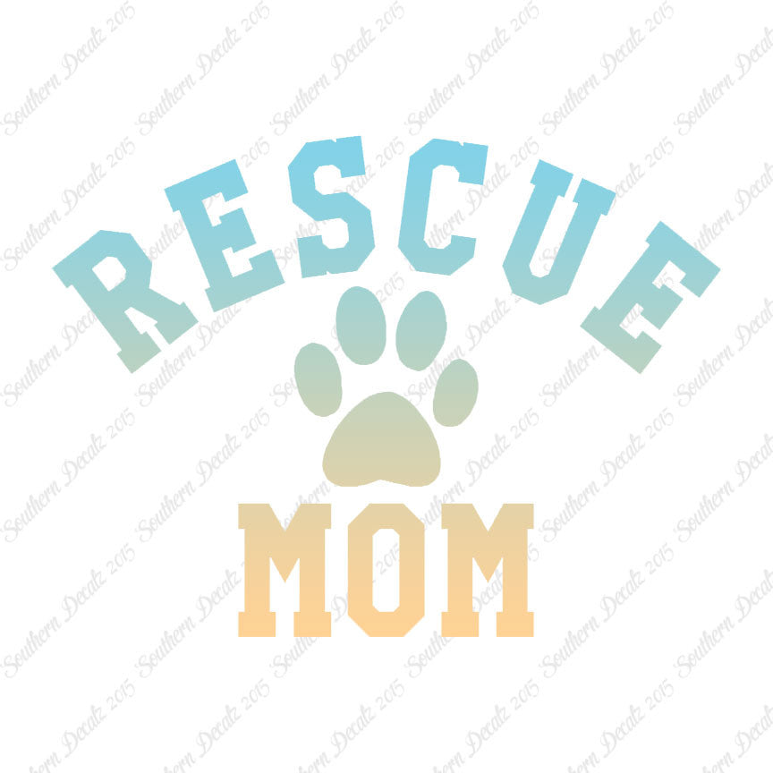 Rescue Mom Paw Print