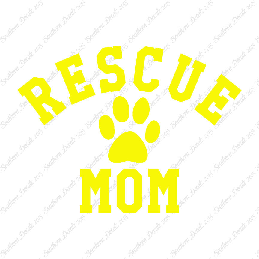 Rescue Mom Paw Print