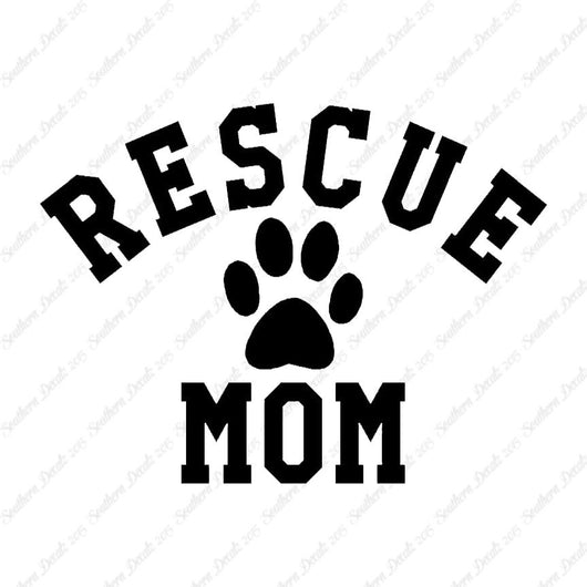 Rescue Mom Paw Print