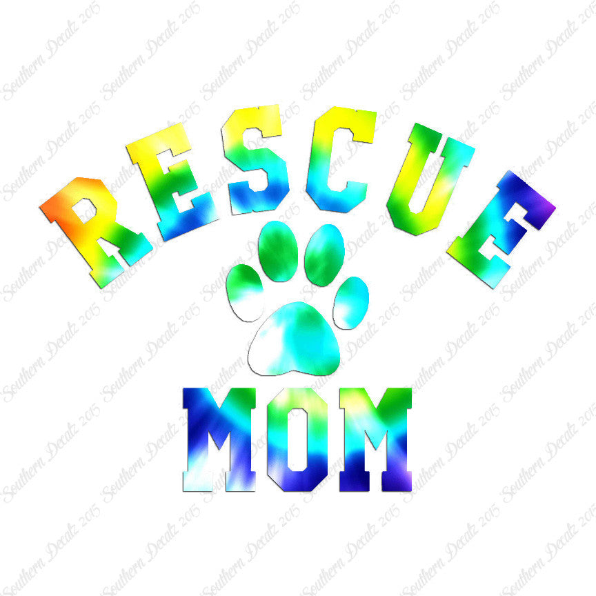Rescue Mom Paw Print