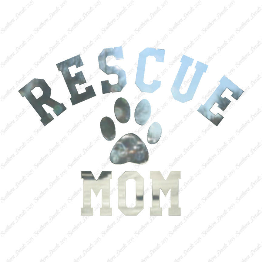 Rescue Mom Paw Print