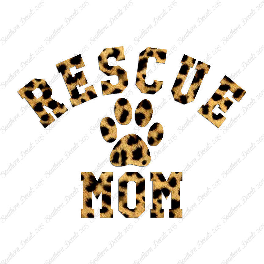 Rescue Mom Paw Print