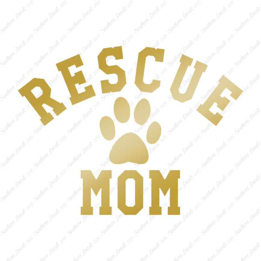 Rescue Mom Paw Print