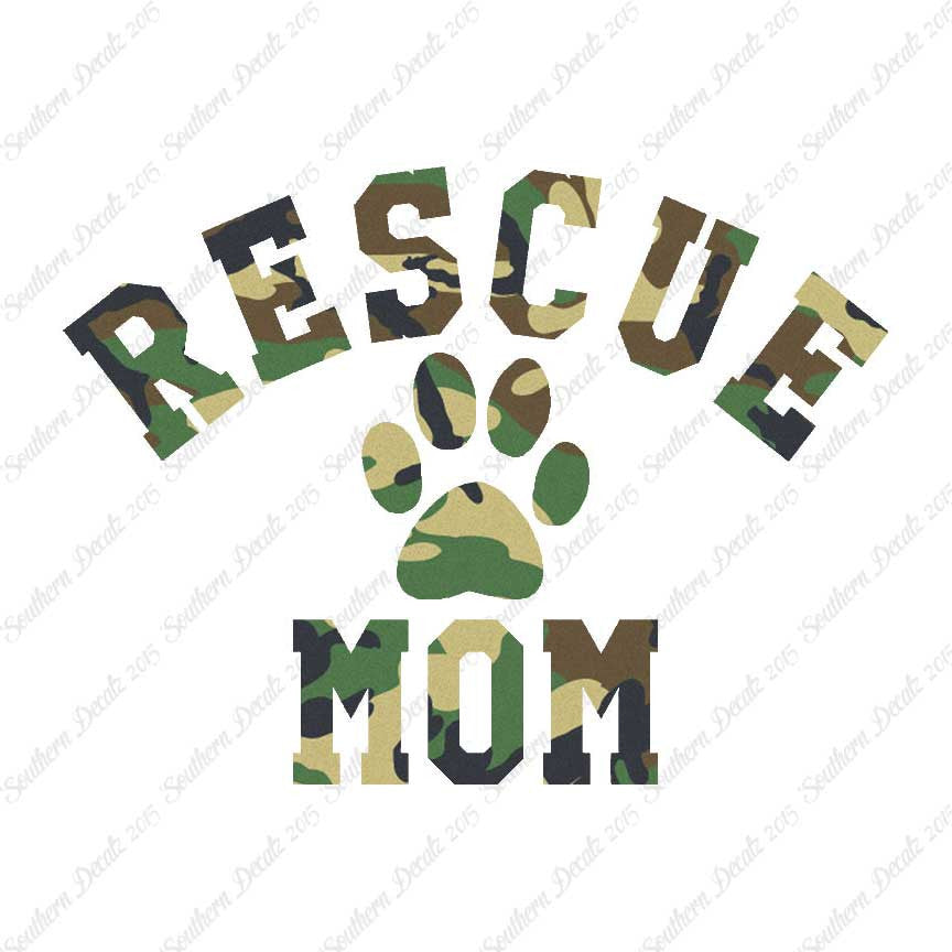 Rescue Mom Paw Print