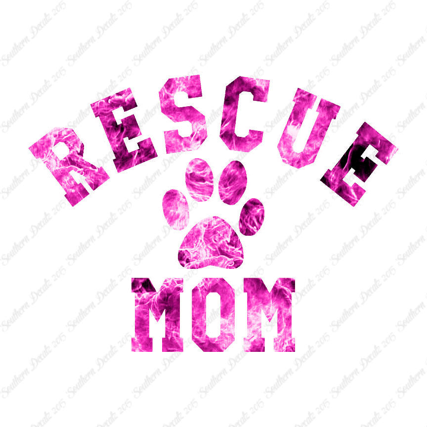 Rescue Mom Paw Print