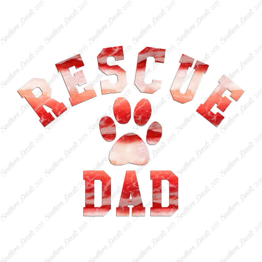 Rescue Dad Paw Print