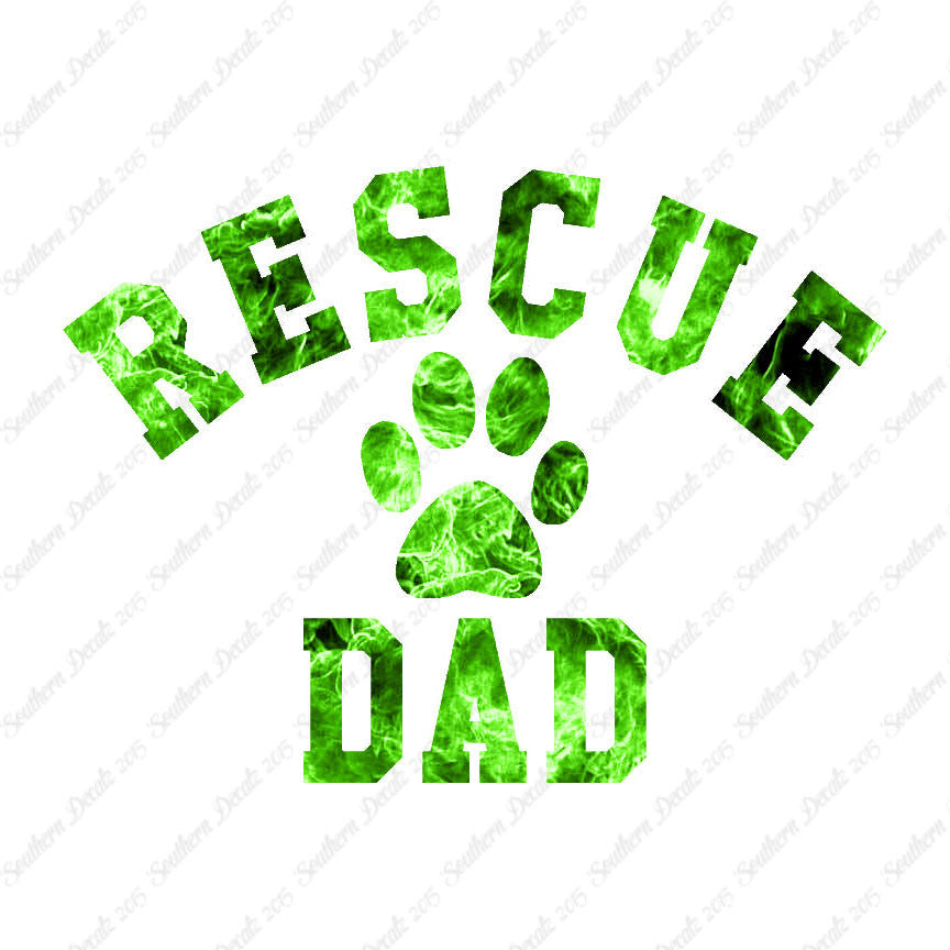 Rescue Dad Paw Print