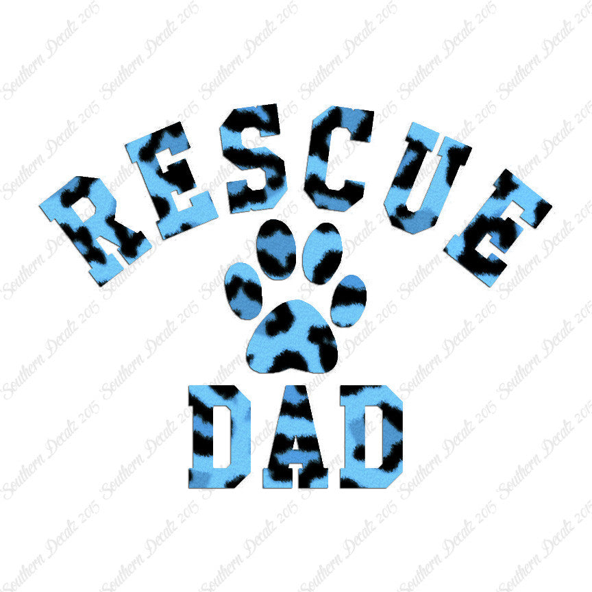 Rescue Dad Paw Print