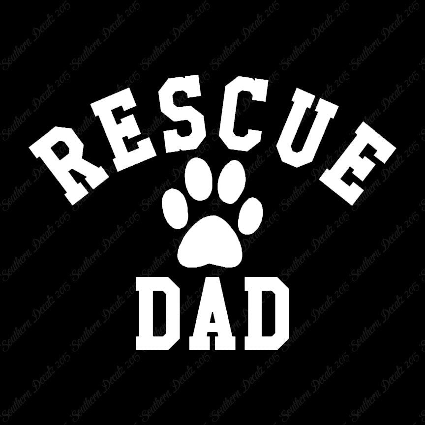 Rescue Dad Paw Print