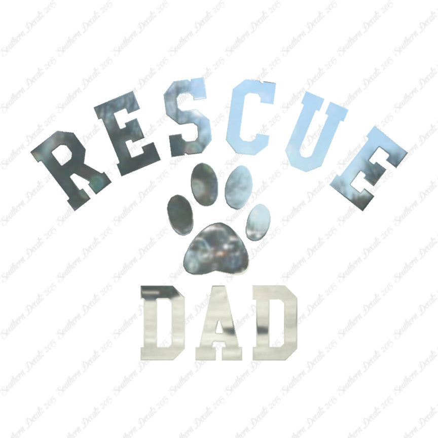 Rescue Dad Paw Print