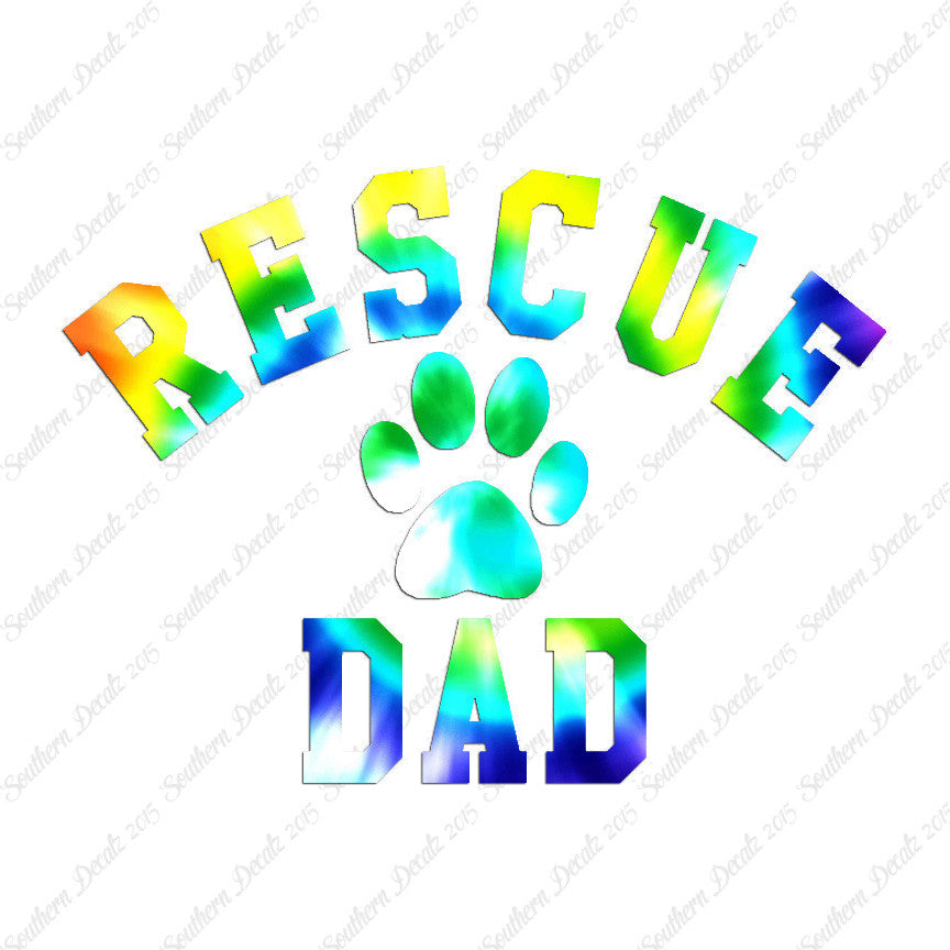 Rescue Dad Paw Print