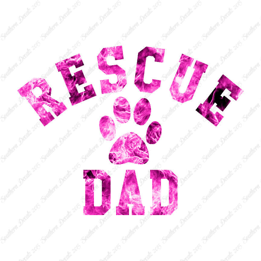 Rescue Dad Paw Print