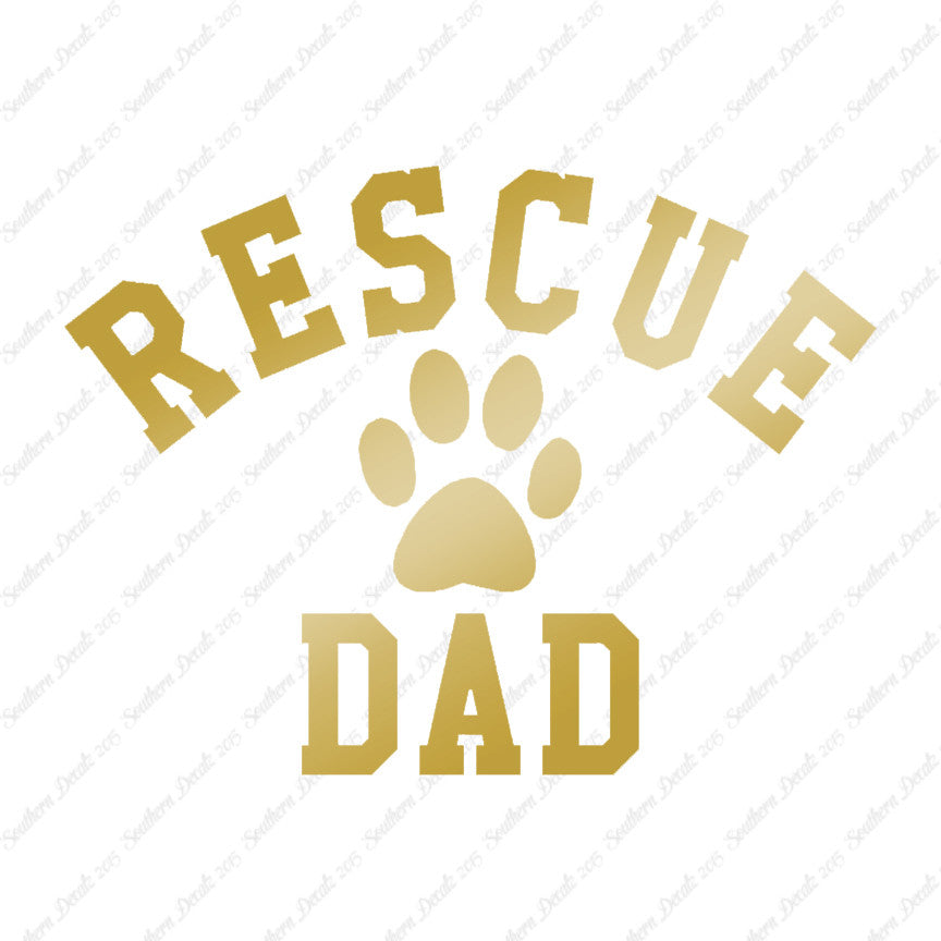 Rescue Dad Paw Print