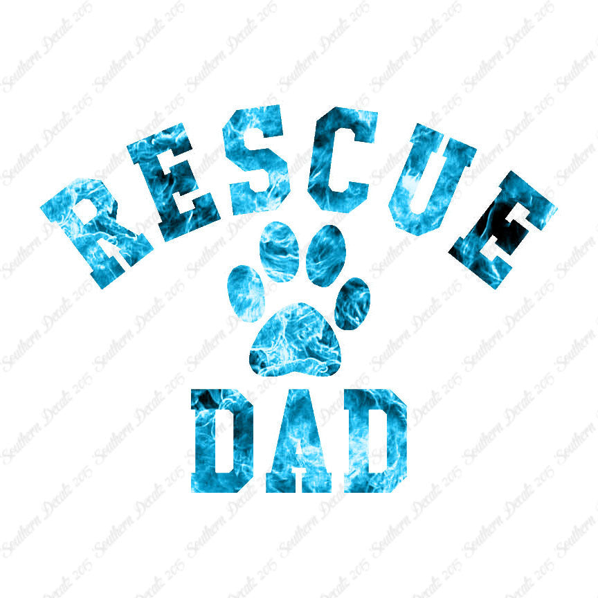Rescue Dad Paw Print