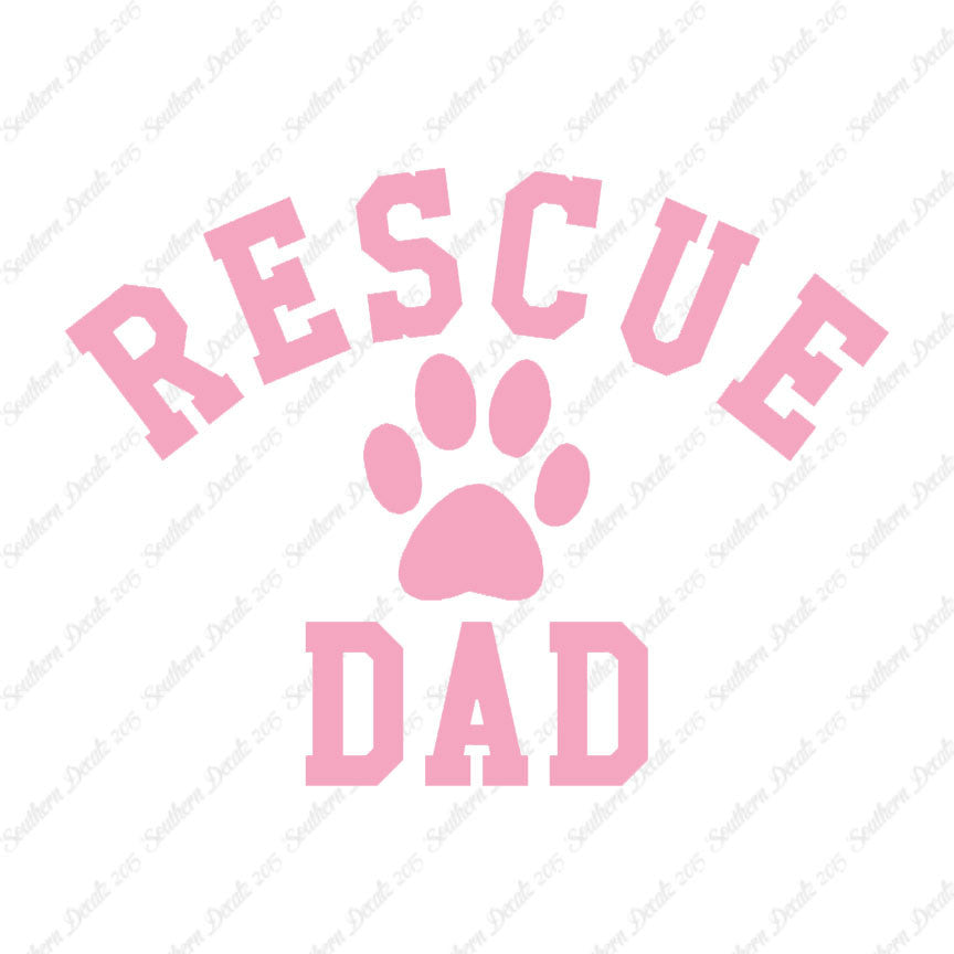 Rescue Dad Paw Print