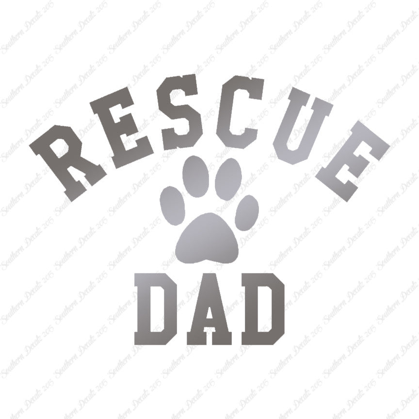 Rescue Dad Paw Print