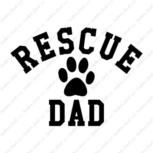 Rescue Dad Paw Print