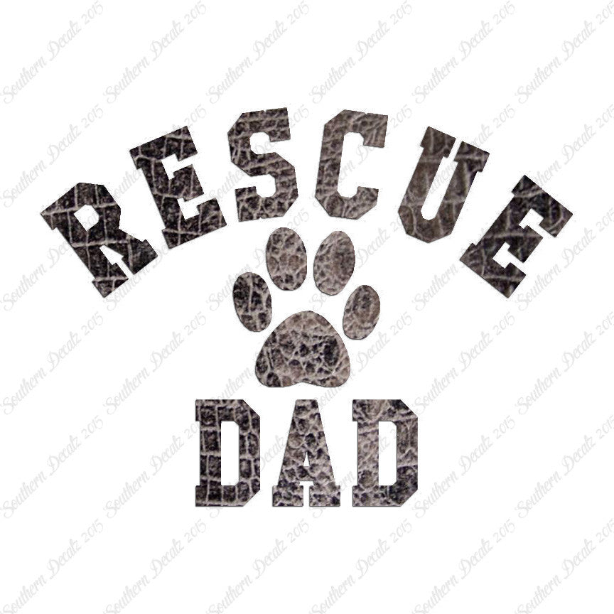 Rescue Dad Paw Print