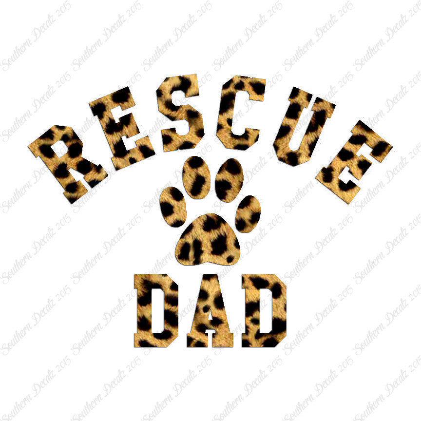 Rescue Dad Paw Print