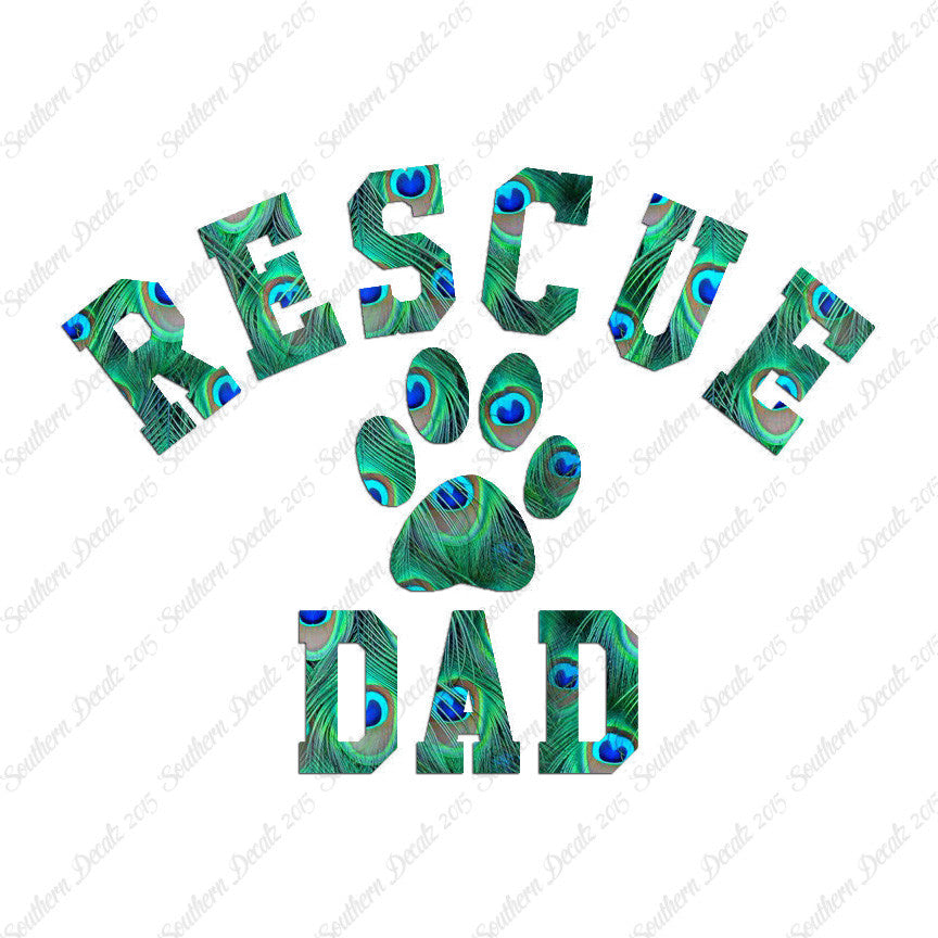 Rescue Dad Paw Print