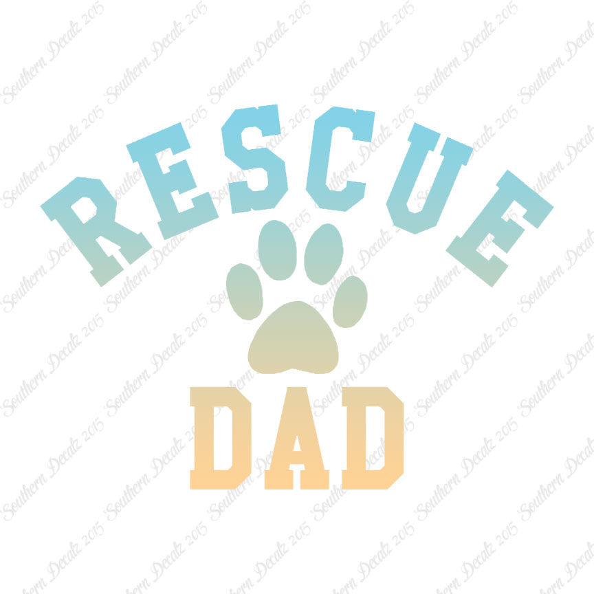 Rescue Dad Paw Print