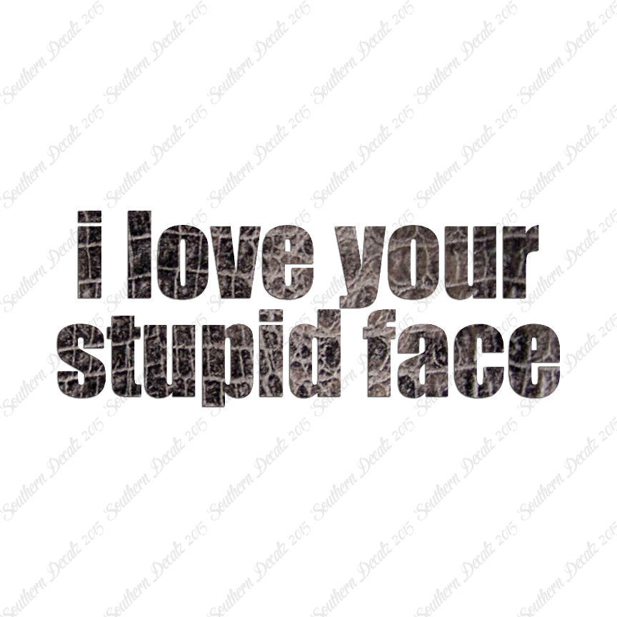 Love Your Stupid Face