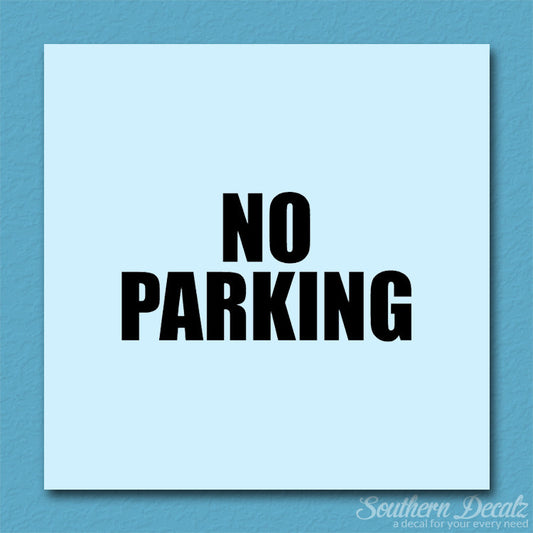 No Parking