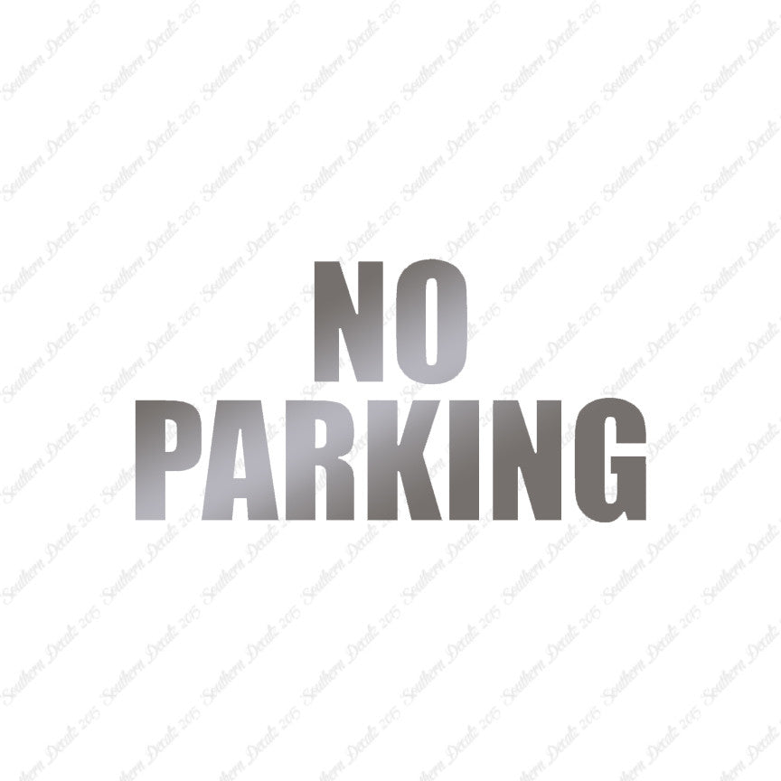 No Parking