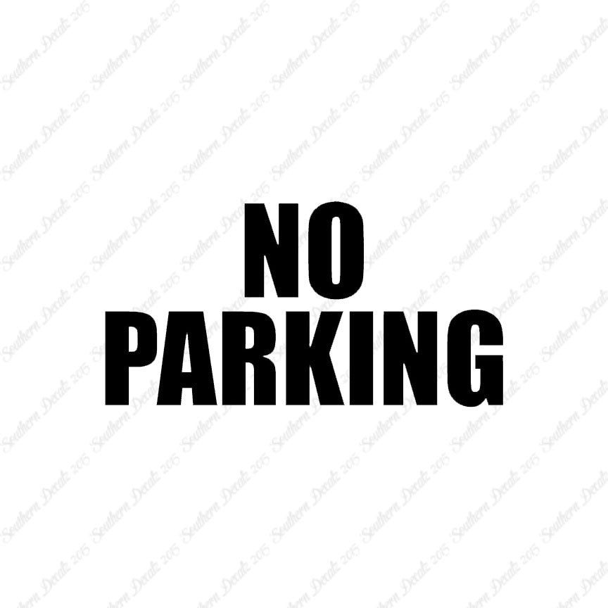 No Parking