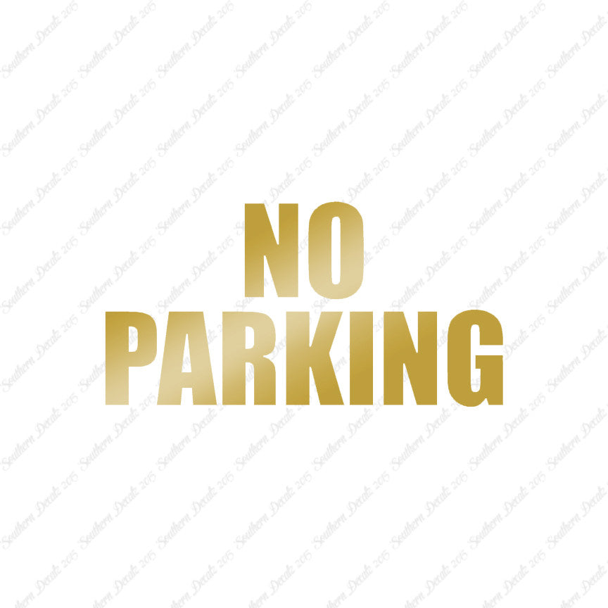 No Parking