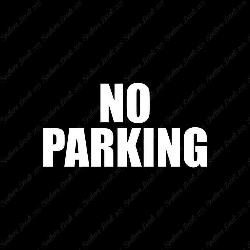 No Parking
