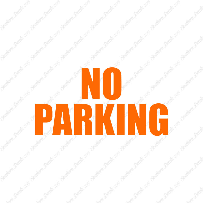 No Parking