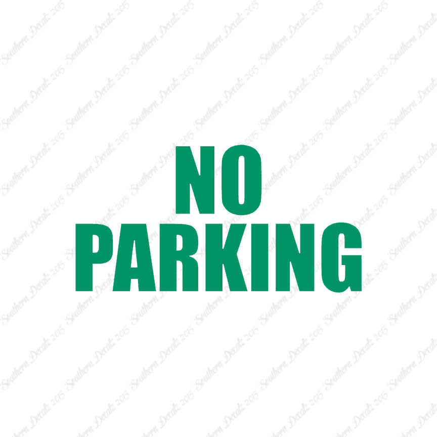 No Parking
