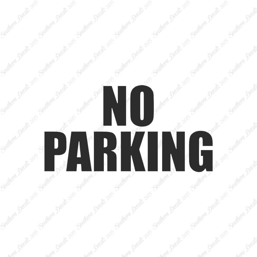 No Parking