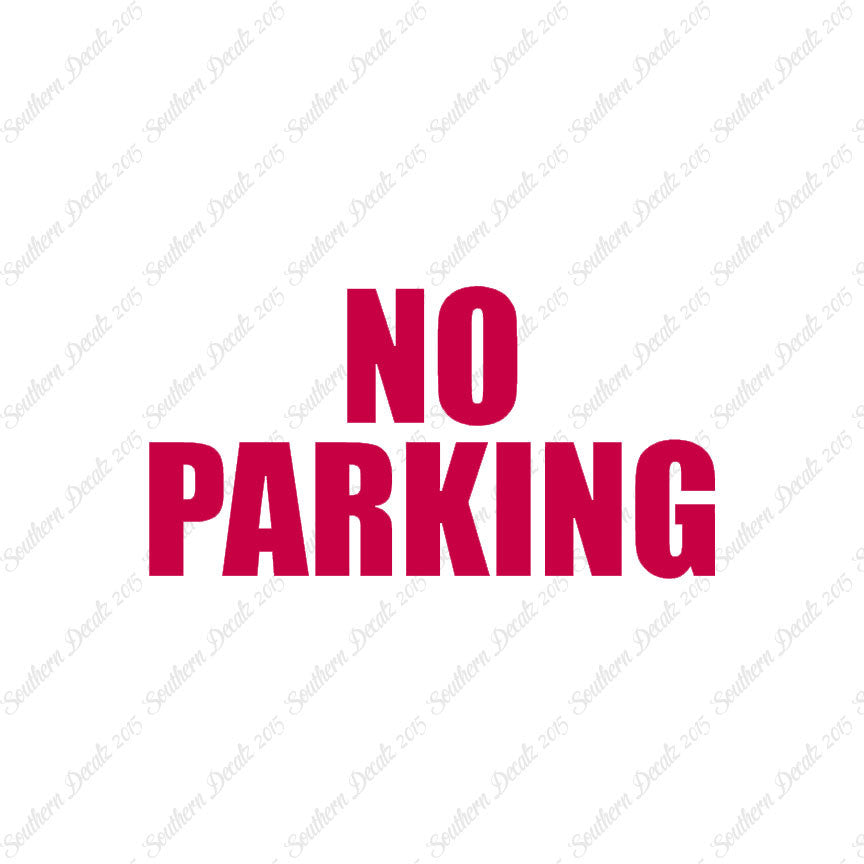 No Parking