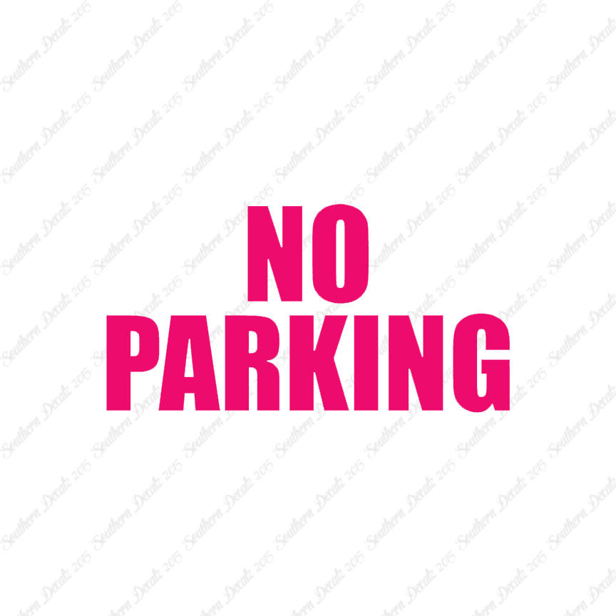 No Parking