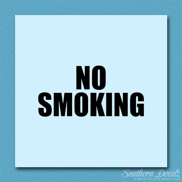 No Smoking