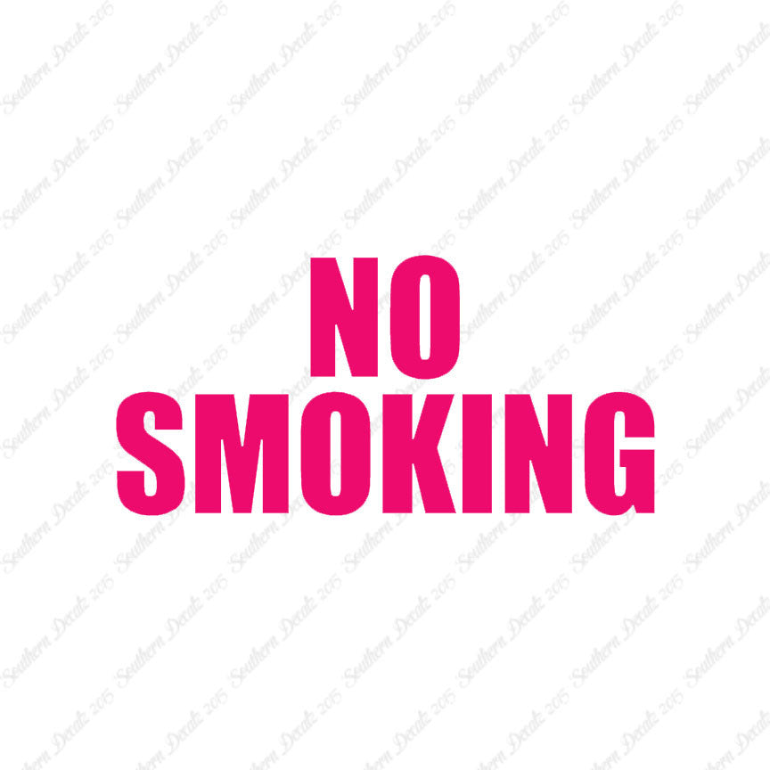 No Smoking