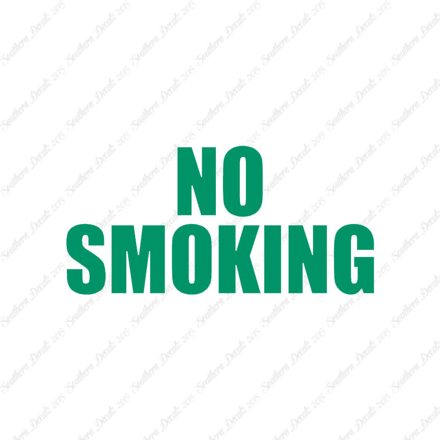 No Smoking