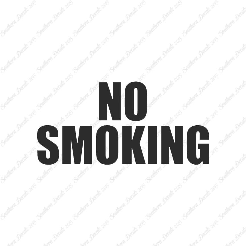 No Smoking
