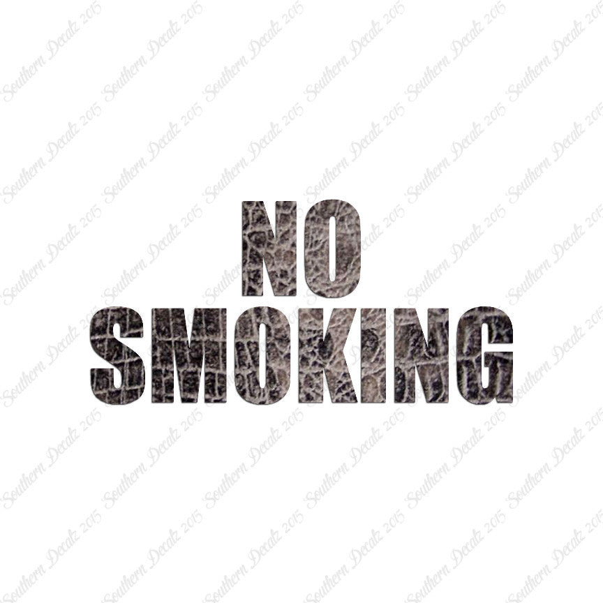 No Smoking