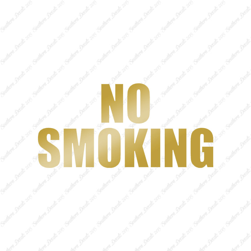 No Smoking