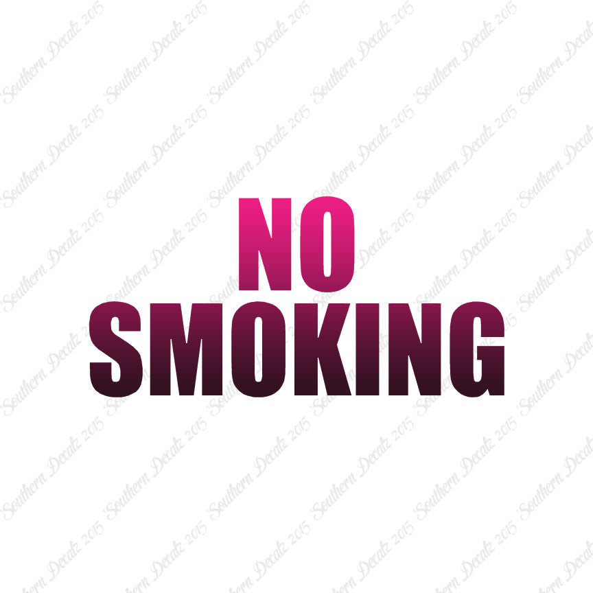 No Smoking