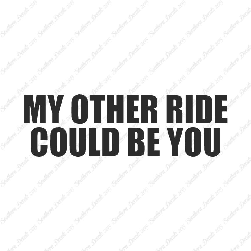 Other Ride Could Be You