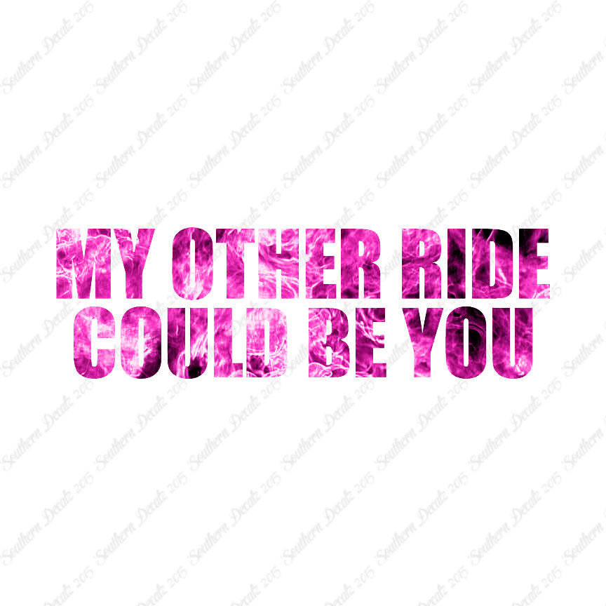 Other Ride Could Be You
