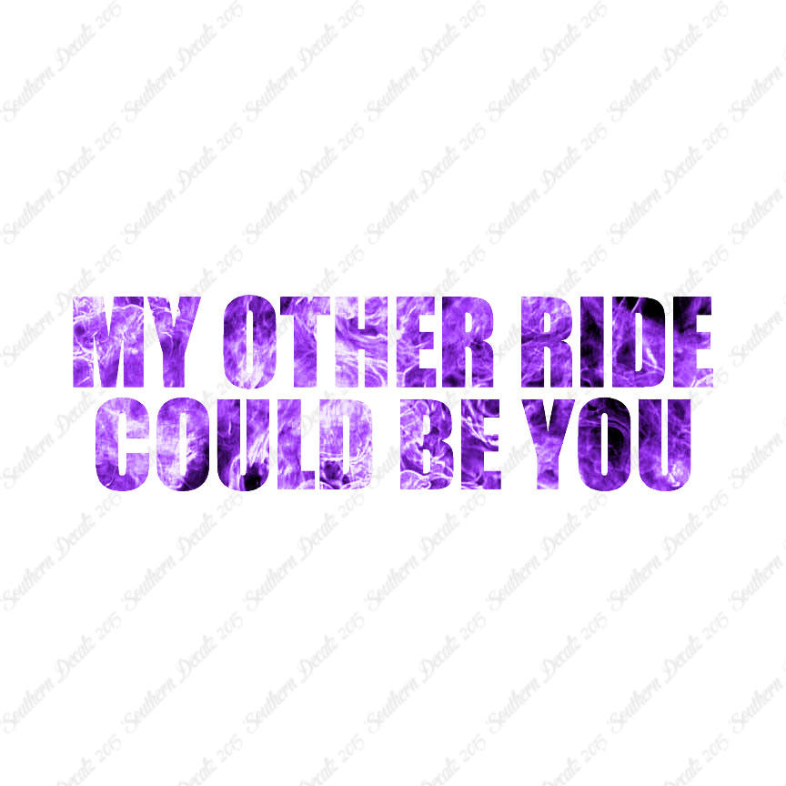 Other Ride Could Be You