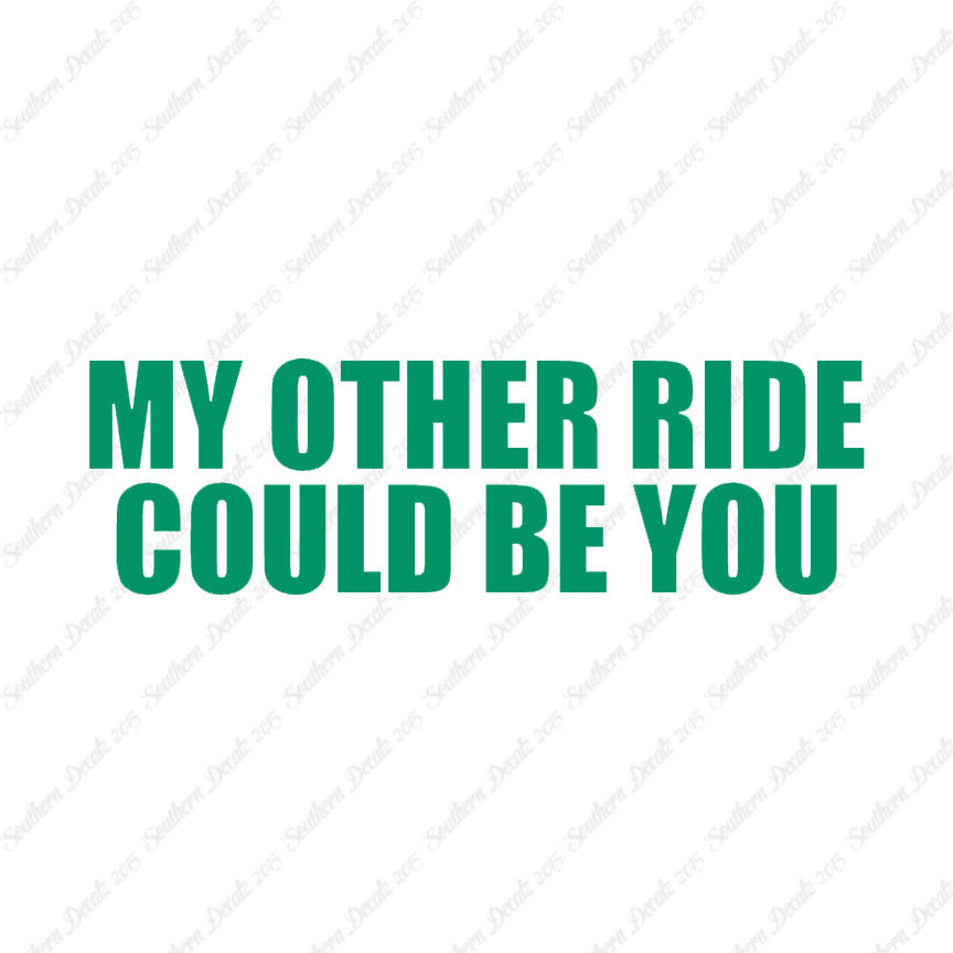 Other Ride Could Be You