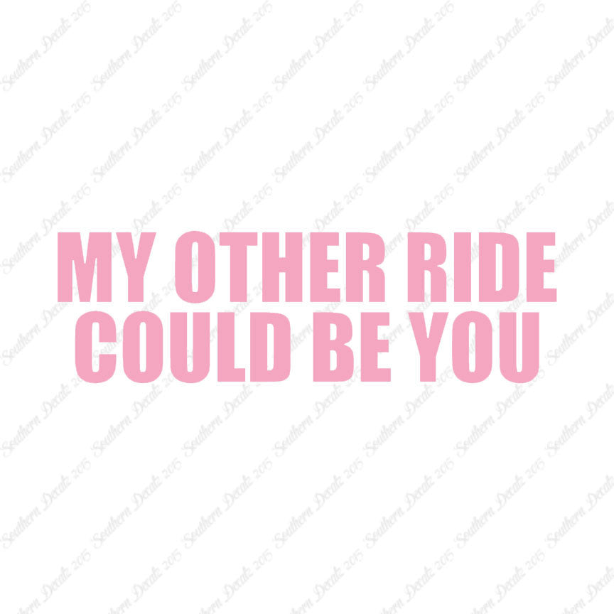 Other Ride Could Be You